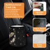 DELORIGIN Bee Daisy Car Trash Can Flower Moon Waterproof Car