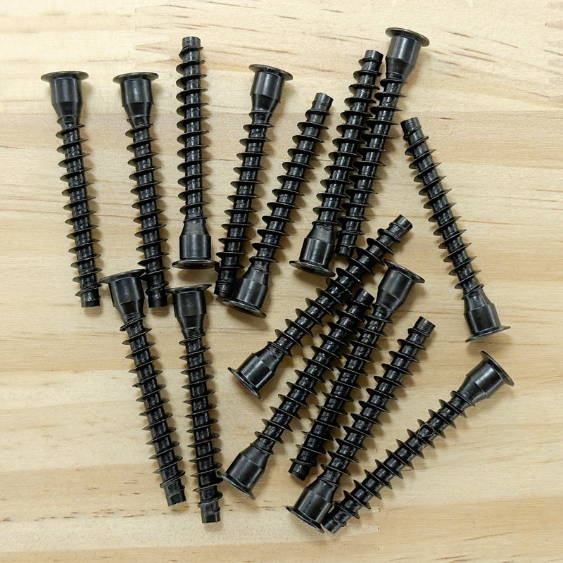 50 PCS Internal Hex Self Tapping Countersunk Connecting Screws for