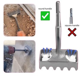 Creative Square Hole Cutter for Electrical Box. Concrete Hole Bit Applicable to Brick, Concrete, Cement and Stone. High-Strength SDS Plus Square Hole Punch Suitable for 86-Type Junction Boxes.
