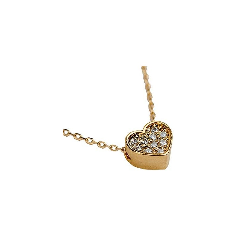LuckyLy Collares para Mujer Corazón Baño Oro 14K Plata y