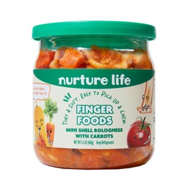 Nurture Life Baby Stage 3 Finger Food - Shell Bolognese with Carrots - Made Fresh