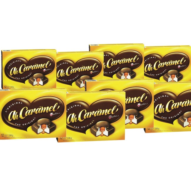 (8 Box) 12 Cakes Vachon Ah Caramel Cakes, 336g/11.6 oz. Each {Imported from Canada}