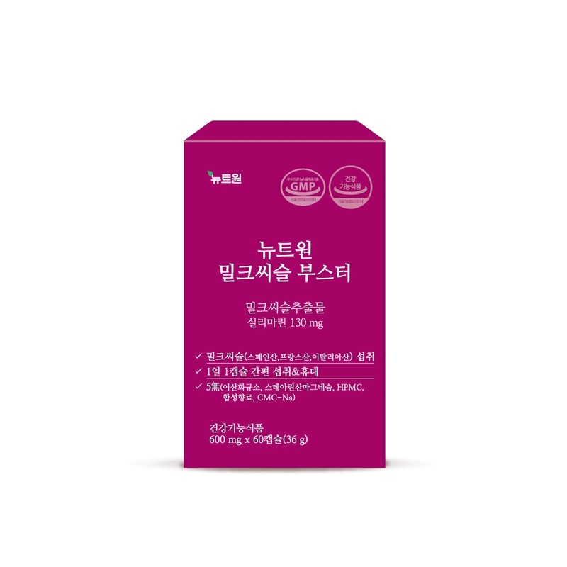 Newtone Milk Thistle Booster Silymarin Liver Health 60 Soft Capsules
