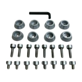 Ballistic Jester 814 Silver Bolt Kit 8 PCS Kit With Hardware