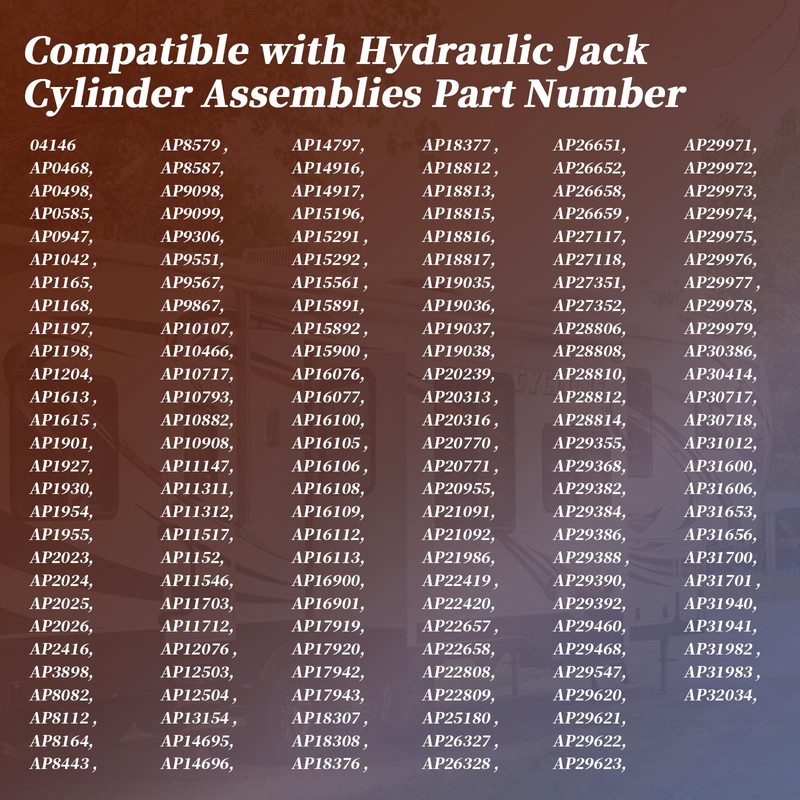 2pcs Springs R3847 Replacement Spring Kit Compatible with RV Hydraulic