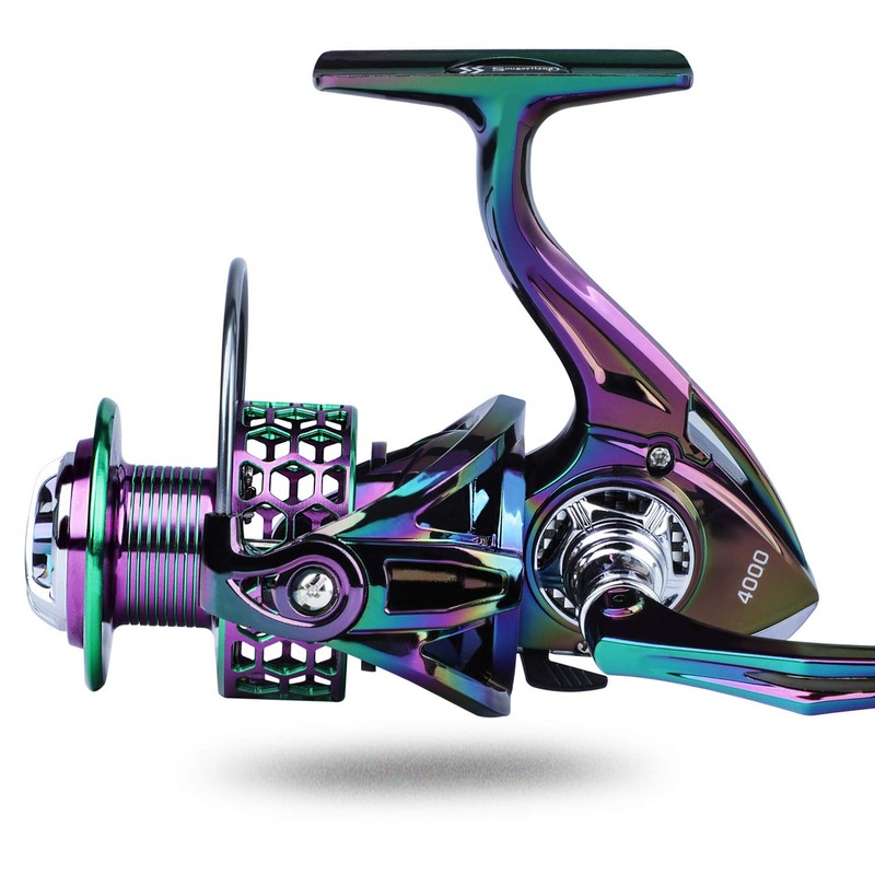 Sougayilang Colourful Fishing Reel 13+1BB Ultra Smooth Powerful and Lightweight