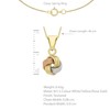 Carissima Gold 9 ct 3 Colour Gold with Textured and