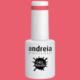 Andreia Professional Semi-Permanenter Nagelgel-Lack für UV/LED-Lampe - Intensiver Glanz und 4 Wochen haltbare French Manicure Nagelgel-Lackierung - Farbe 285 Rosa - Rottöne - 10.5 ml