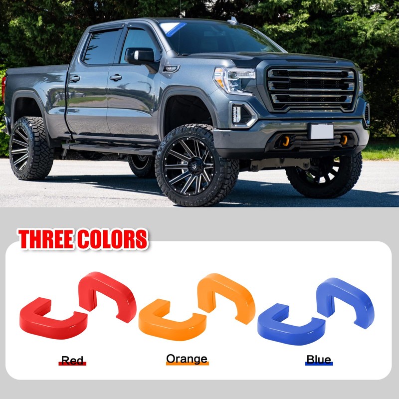 BESTZHEYU Tow Hooks Covers Fit for 2019 2020 2021 2022