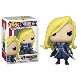Funko Pop Full Metal Alchemist Brotherhood + Protector: Pop! Animation Vinyl Figure (Gift Set Bundled with ToyBop Brand Box Protector Collector Case) (Oliver Mira Armstrong with Sword)