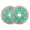 FACHLICH Diamond Tile Saw Blades - 4" Diamond Blade 2pcs