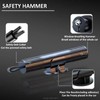 2-in-1 Car Safety Hammer: Emergency Window Breaker, Seatbelt Cutter, Glass
