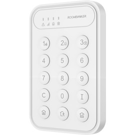 Roombanker Wireless Security Keypad with One-Click Arming/Disarming, Advanced Encryption, Long-Range Communication - Requires Roombanker Hub