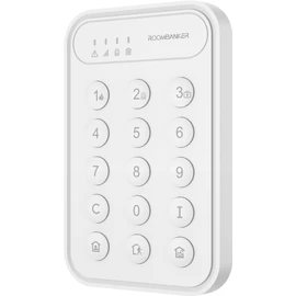 Roombanker Wireless Security Keypad with One-Click Arming/Disarming, Advanced Encryption, Long-Range Communication - Requires Roombanker Hub