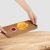 SENJEOK 8 Pack 12 x 5 Inches Wooden Serving Platters,