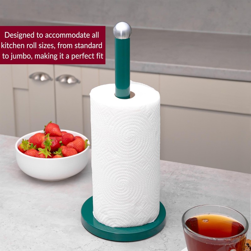 Innoteck Essentials Kitchen Paper Towel Holder - Stainless Steel Cream