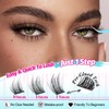 Yawamica Self Adhesive Lash Clusters Wispy Manga Eyelashes No Glue
