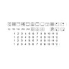 Cooker Symbol Sticker Set for Cooker Labelling (RPt32) (8 mm