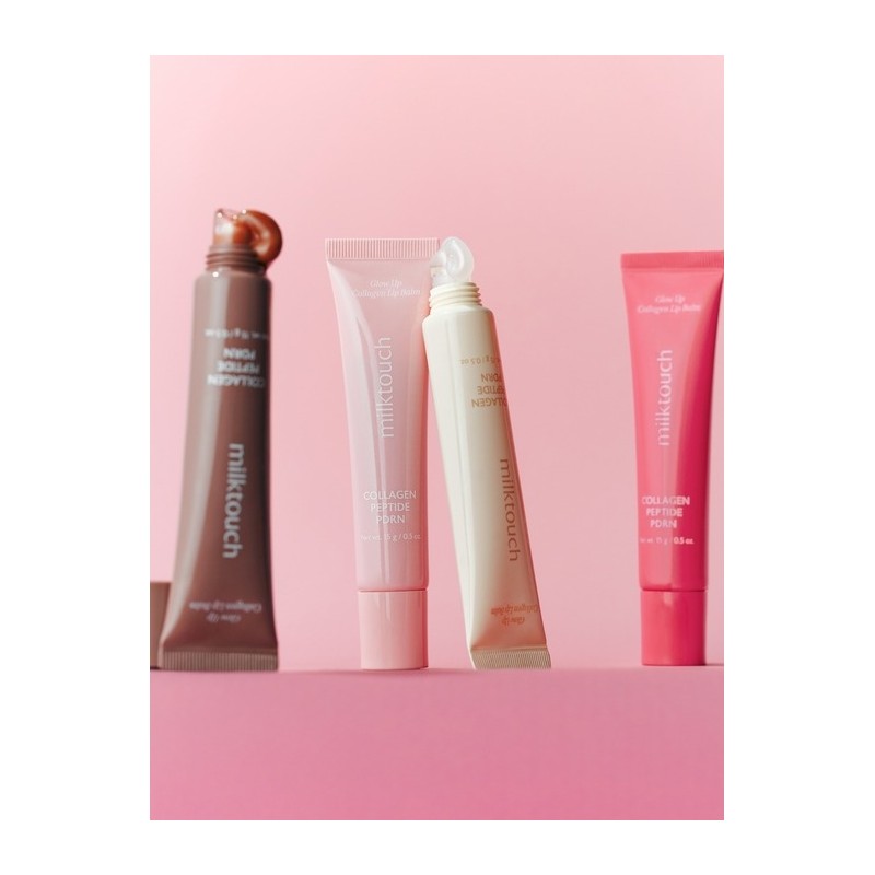 Milk Touch [Glossy coating] Glow up collagen color lip balm