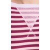FP Movement Women's Classic Striped Crew, Raspberry Combo, Pink, M