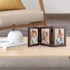 Frametory, 3 Picture Frames 5x7 Trifold Photo Frames Collage -