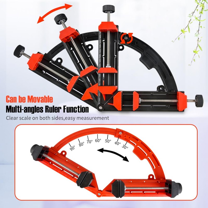 NS Juvyig Right Angle Clamp, Multi Angles Movable Corner Clamps,