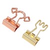 100pcs Binder Clips for Student Strong Clamping Force Metal Arrows
