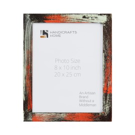 Handicrafts Home 8x10 Picture Frames - Style Wall Hanging & Desk Décor, Farmhouse Photo Frame, Living Room, Office & Home Décor, Small Picture Frame for Diploma & Wall Decor, Driftwood Sahara