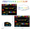 Fsaoor First Day of School Board Sign Double-Sided First and