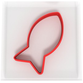 Custom Cutters Fish Shape Cookie Cutter | Plastic Cutter for Baking, Fondant, Clay, Pastry, Icing, Jewellery (8CM)