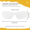 AOZAN ANSI Z87.1 Replacement Lenses For Oakley Turbine Rotor OO9307