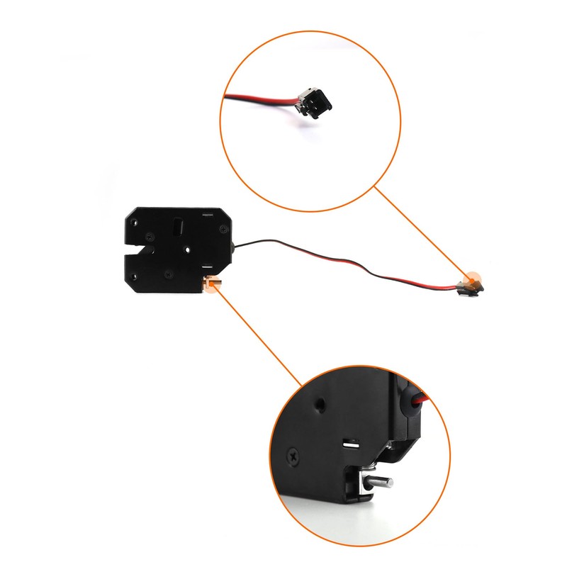 QWORK Carbon Steel Electronic Cabinet Lock - Secure and Convenient