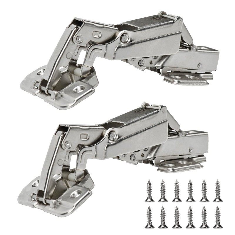 BADALU 175 Degree Kitchen Cabinet Hinges (1 Pair, 2 PCS)
