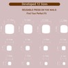 False Toenails Short Square - 24Pcs Toe Nails, Fake Toe