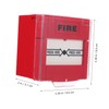 VILLFUL Manual Reset Emergency Fire Button Alarm Switch for Safety
