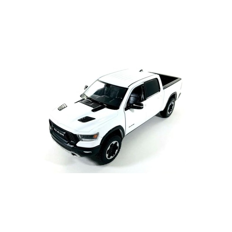 27 Scale 2019 Ram 1500 Rebel Crew Cab Pickup White