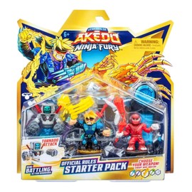 AKEDO S7 S8 NINJA FURY Ninja Fury Battle Figure Battle Toy (S8 Starter Pack)