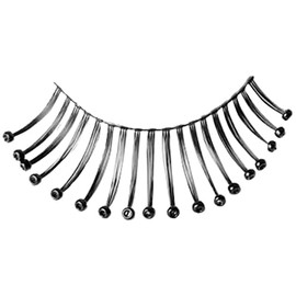 False Eyelashes Fantasy Eyelashes 231 with Black Beads