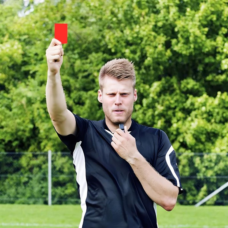 Anwangda Referee Card Set, Football Referee Red and Yellow Cards