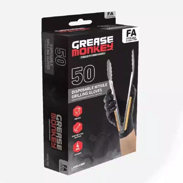 Does not apply One Size Fits All Black Nitrile Disposable