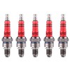 Spark Plug, GY6, Qiilu 5 Pieces Racing Spark Plug with