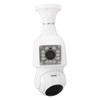 FHD 1080P Dual Lens Light Bulb Security Camera 360 Degree