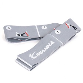 I Wanna Yoga Band Guide Level 2 (Ash Gray) Stretching & Pull-Up Band Latex Band