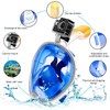 HEARTST Snorkel Mask, New Full Face, 180° Ultra Wide Angle,