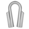 Alomejor Rope Thimble Stainless Steel Pipe Thimble for 6mm 7mm