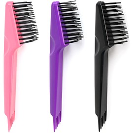 3-Piece Hair Brush Cleaner Set – 2-in-1 Cleaning Tools with Mini Wet Comb, Durable Nylon Bristles for Salon & Home Use