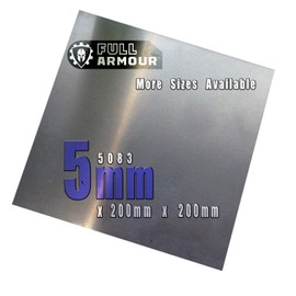 5mm Aluminium plate sheet - Grade 5083 (200mm x 200mm)