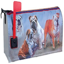 Premier Kites 58219 Mailbox Cover, Bulldogs, 18-Inch
