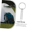 WOONEKY 4pcs Metal Tent Pegs Ground Stakes for Camping Tent