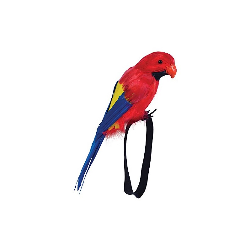 Bristol Novelty BA351 Feather Wrist Parrot, Unisex-Adult, One Size